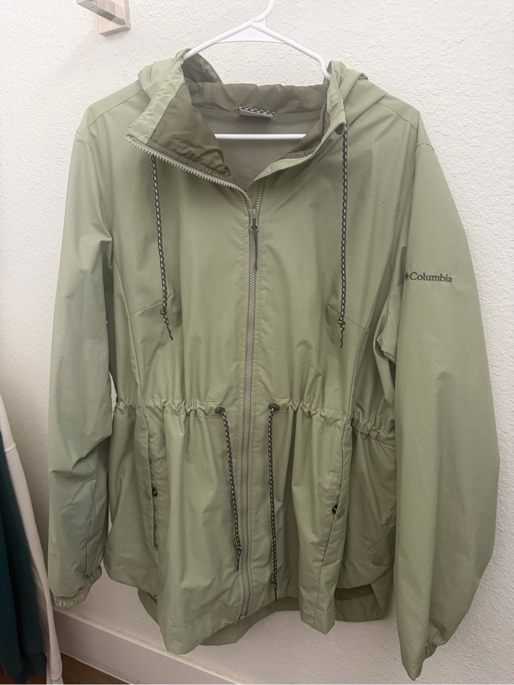 Columbia Women's Sage Green Hooded Utility Jacket